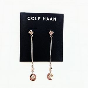 COLE HAAN - NWT Drop Earrings with Chevron Detail